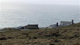Tintagel Youth Hostel as seen from the approach track